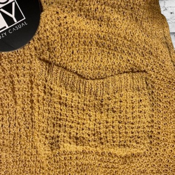 Yellow Open Knit Crochet Tank Top  4132  NWT Boutique - Picture 6 of 8